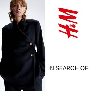 ✦ ISO ✦ ISO ✦ H&M Wool Blend Statement Button Jacket